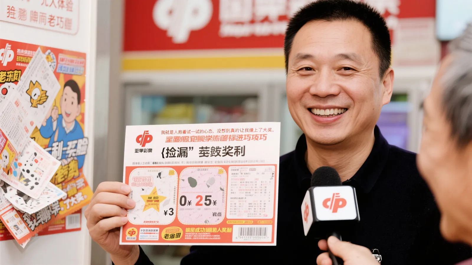 男子模仿中奖彩民技巧，刮中福彩80万大奖！