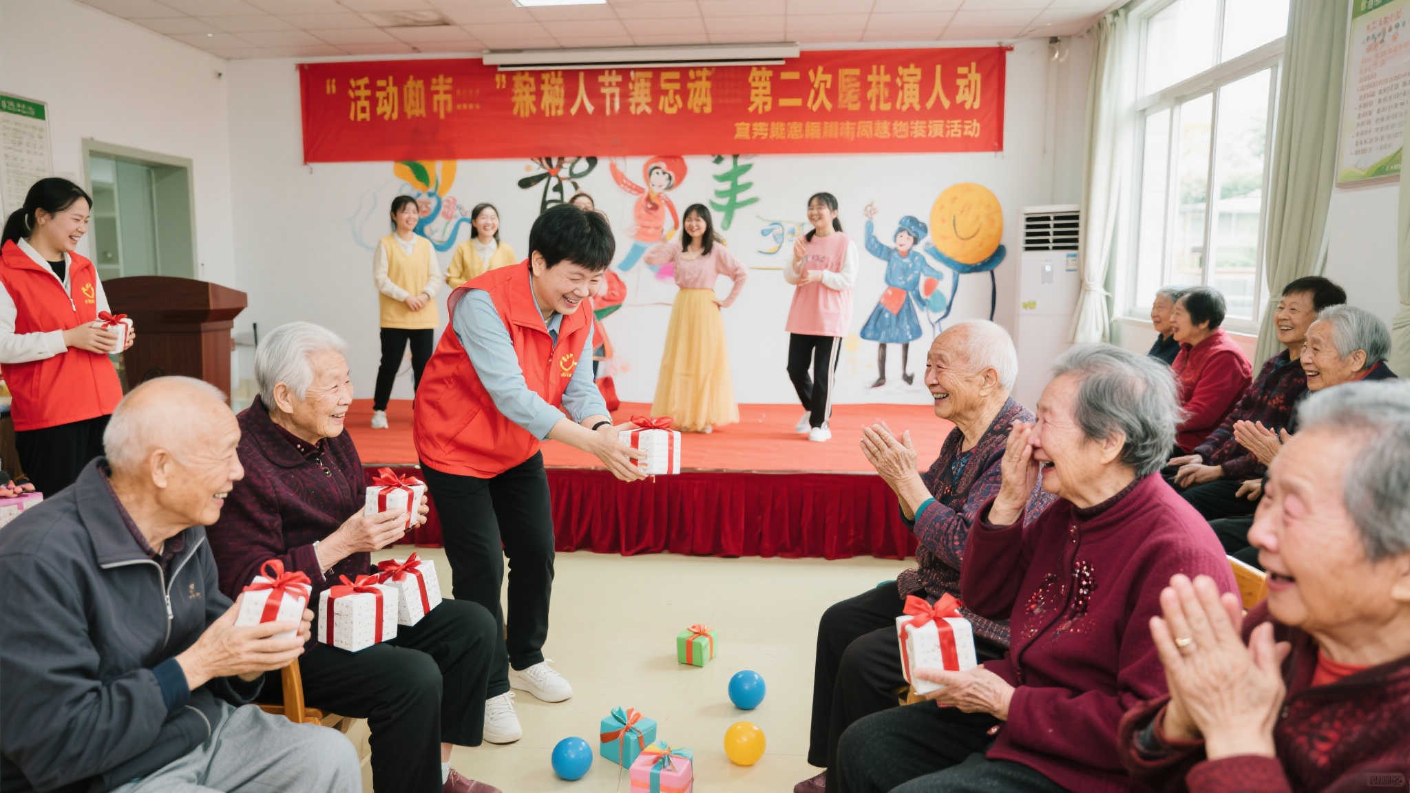 公益送温暖 浙江福彩关爱杭州福利院
