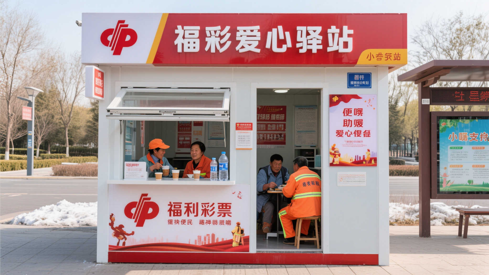 公益力量凝聚成爱心驿站的温暖守护